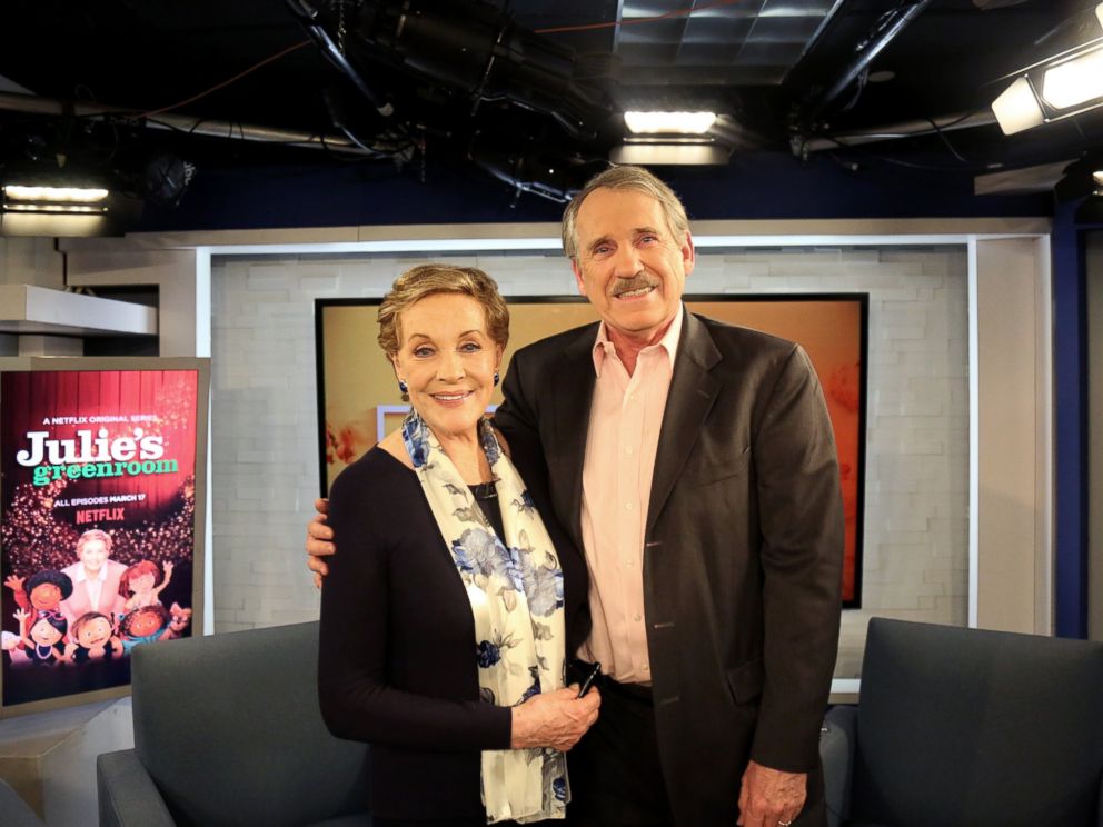 PHOTO: Julie Andrews and Peter Travers on Popcorn, Feb. 8, 2017. 